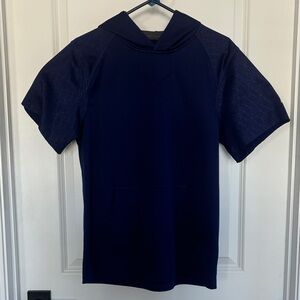 Kids Purple Short Sleeve Hoodie